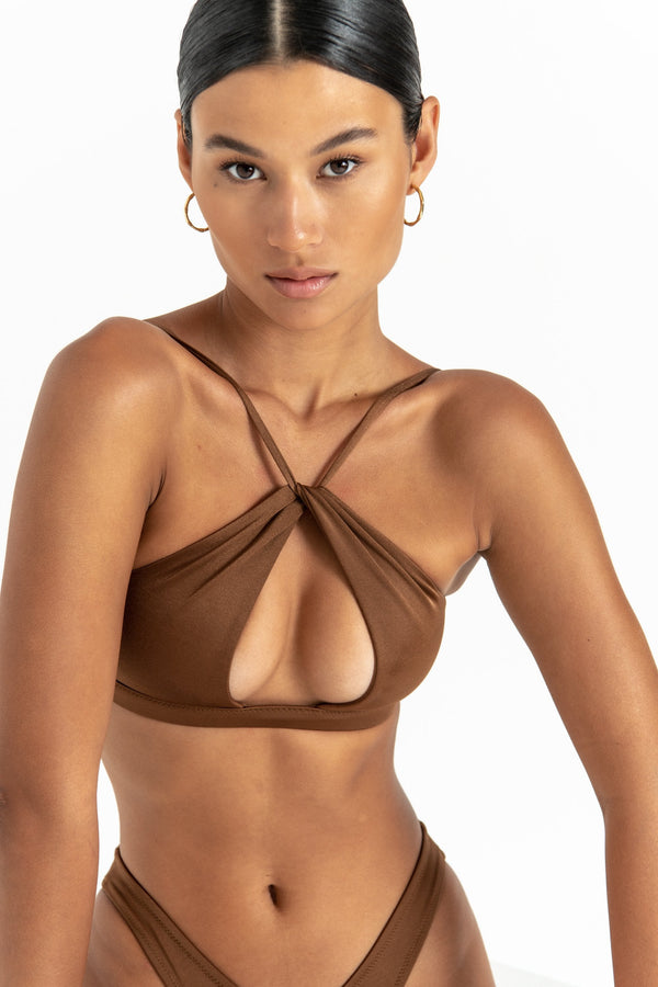 ANAIS Rum -  Halter Bikini Top