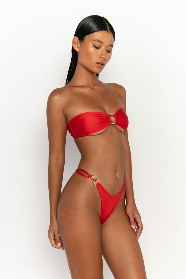 CECE  Siren - Bandeau Bikini Top